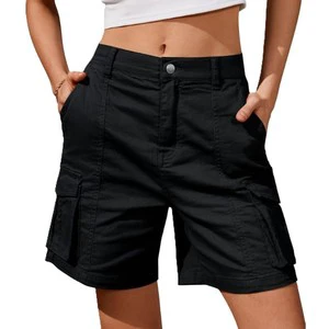 Perfect Design Denim Shorts For Women Fashionable Knee Length Panties Shorts Loose Fit High Waist Summer Women's Denim Shorts