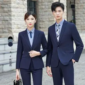 Custom Logo Casual Suit Set Taupe Single Breasted Notch Lapel Suit for Office Streetwear Men's Suits