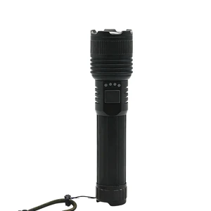 Super Bright Aluminum Alloy LED Flashlight Type-C Rechargeable 3 Modes Telescopic Zoom 600M Range Protection Powerful Torch