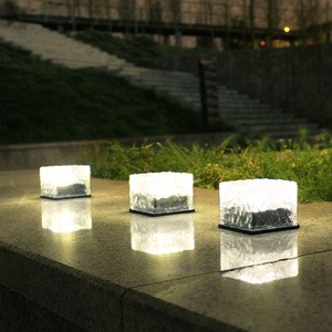 Glass Solar Brick Lights With a Led Garden Led Solar Light Decorative Lighting Creative Decoration in Garden to Make Romantic
