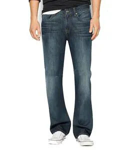 Large Embroider Boot-cut Men Jeans Plus Size Pants & Jeans