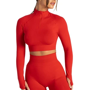 Women Yoga Tops Breathable Moisture Wicking Fabric Comfortable Fit for Gym Training Yoga Fitness Wear Yoga Tops for Woman