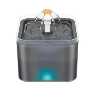 OEM 2L USB Cat Water Fountain YPA-101 Pro Automatic Eco-Friendly PP Quadrate Ultra-Quiet Multi-Color Small Animal Supplies