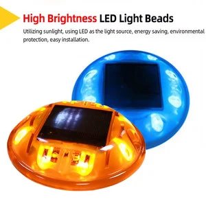 IP68 Driveway Solar Flashing Marker Light Cat Eye Plastic Led Road Studs