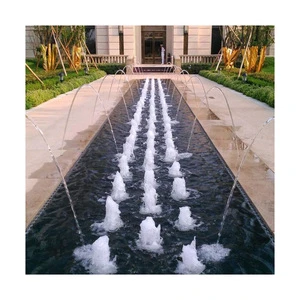 Modern Outdoor Home Garden Waterfall Colorful Jumping Laminar Jet Fountain Lake Pool Feature Outdoor Modern Waterfall Jumping