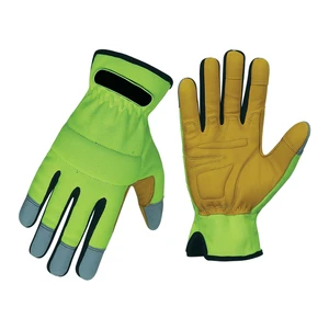 Leather Industrial Safety Gloves Nitrile Safety Work Impact Gloves Function Anti-Impact Anti-cut