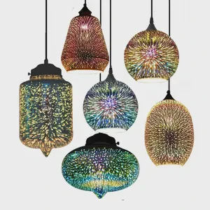 NEW Modern 3D Glass Pendant Light