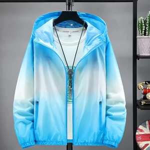 Best Price Lightweight Polyester Zipper Closure Hooded Summer Outdoor Breathable Loose Fit Full-Length Quick-Dry UV Protective