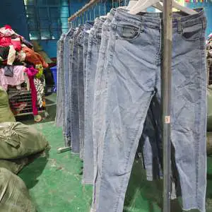 Second-Hand Products Women's 2024Summer Style Stretch Jeans New Women's Casual Jeans Wholesale Price