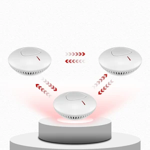 Australia As3786 Approved Photoelectric Smoke Alarms 10 Years Battery Powered Wireless Interconnected Smoke Alarm Fire Alarms
