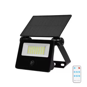 High Quality 3W Outdoor Motion Sensor Solar LED Floodlight Super Bright IP65 Remote Control Garden Wall Light