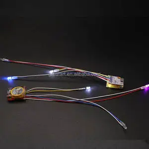 Mini Waterproof LED Light Shoes with Vibration Switch Lithium Battery Red/Green/Blue Colors for Running
