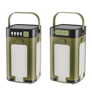 Factory Wholesale Garden Camping 5H Multi Functional Solar Charge Flashlight Rechargeable Waterproof Outdoor LED Camping Lantern