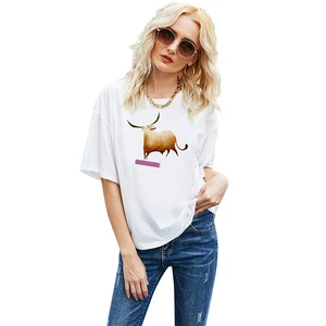 Plus Size off Shoulder Women's T-shirts