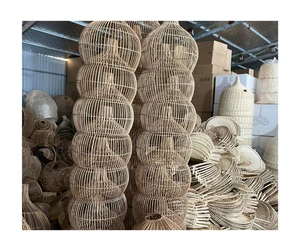 High Quality Handmade Bamboo Lamp Vietnam, Natural Pendant Light Perfect for Home and Export Global Market