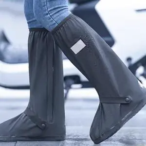 PVC Protective Shoe Covers Custom Rain Shoe Cover High Top Waterproof Rain Shoes Cover