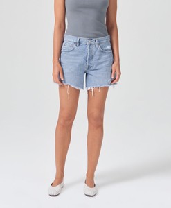 Customize High Waist Light Blue Ripped Jeans Shorts Ladies Summer Raw Hem Denim Shorts Women Denim Shorts Jeans