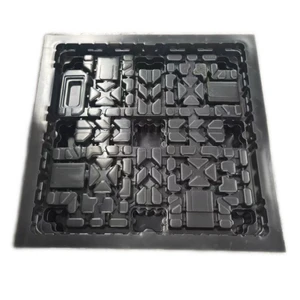BNX Euro Pallet HDPE Plastic Single Faced Durable Industrial 2-Way Entry Cargo Transportation Cold Storage Warehouse