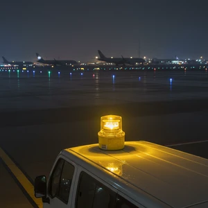 Type C Aviation Obstruction Light Low Intensity Yellow Warning with Blue Emission Color