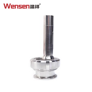 Wensen 304 Stainless Steel Quick-Clamp Union Sight Glass With Welding Structure And Built-in LED Flashlight