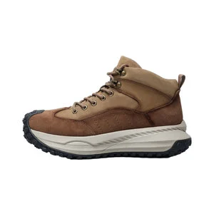 Classic Running Sneakers Comfortable Everyday Sports Advanced Shock Absorption Lace-Up Cowhide Upper Mesh Lining Rubber Midsole