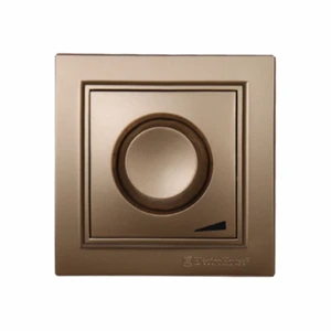Hot Sale 600W Luxury Gold LED Dimmer Light Switch 220V/240V 50/60Hz 16A IP22 Wall Dimmer House EU/UK/US Voltage ABS Plastic