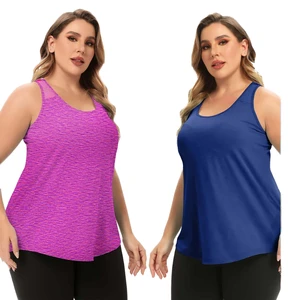 China Clothing Factory Custom Women's Plus Size Vest Soft Suitable Environmentally Friendly Breathable Sports Leisure Vests