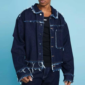 2021 New Jackets and Coats Colors Jean Jacket Men Denim Plus Size Solid Turn-down Collar Denim Jacket For Men