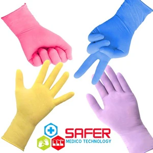 Black Disposable Waterproof Soft Nitrile Comfortable Lightweight Thin Oil Resistant Food Grade Safety Gloves Surgical Gloves
