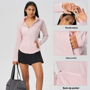Women's Summer Cool Anti-Ultraviolet Sunscreen Jacket Waist Slimming Hooded Clothing for Outdoor Sun Protection