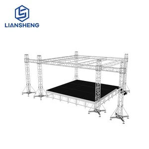 Aluminum Stage Truss Mobile Dj Portable Lighting Stand Truss Display