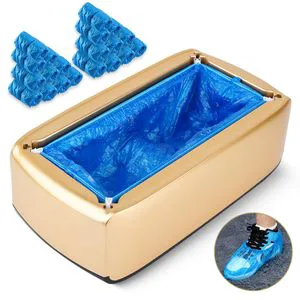 Automatic 200pcs Disposable Shoe Cover Dispenser Durable Machine For Indoor Use Fits Most Shoe Sizes For Home,Office, Hospital