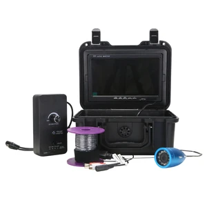 Portable IP68 High Visibility 7.0-inch Screen Fishing Camera Double Light Adjustable Underwater Camera 15m Cable For Ice Fishing