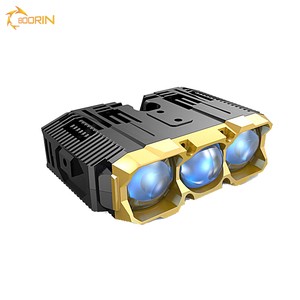 High Power 110W 11000LM Led Grille Light White Yellow Dual Color Led Driving Light 3 Lens
