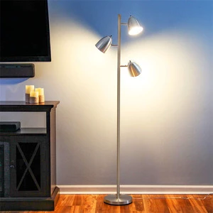 Tree-style floor lamp for living room reading room, adjustable and rotatable bedroom standing floor lamp