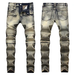 Plus Size Men's Mid Waist Jeans