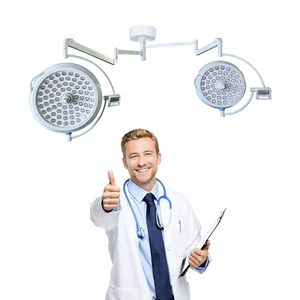 Electric Movable Ceiling/Floor/Vertical Surgical Shadowless Lamps Led Single/Double Operation Light with Camera System