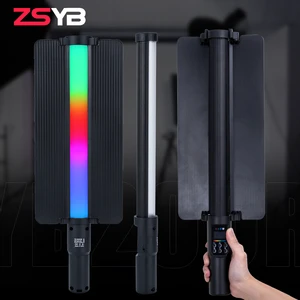 ZSYB 10400mah 90 Minutes Runtime Full Rgb Color 2700-7500k Colorful Rgb Bi Color Led Light Rechargeable Photographic Lighting