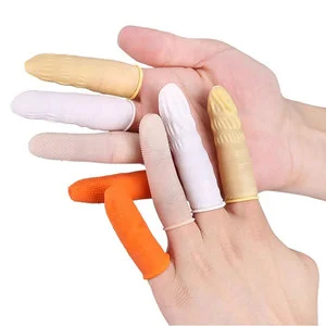 Waterproof Protective Cover Rubber Latex Finger Cover Disposable Non-Slip Thickened Safety Gloves