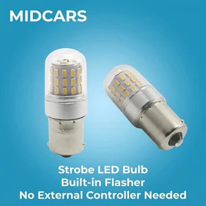 Rapid Burst LED Security Strobe 12V 24V110V 220V 3W Extreme Visibility Hyper Flash Security Alarm Light for Maximum Deterrence