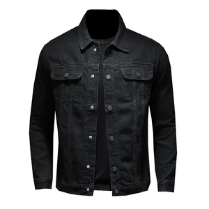 Mens High Quality Cotton Jean Jacket Set Featuring Stylish Design with Breathable Custom Denim Perfect for Winter Available