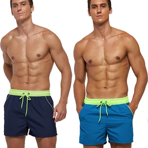 Men's Swim Trunks With Pockets Beach Shorts Quick Dry Shorts Board Shorts Sports Swimwear With Mesh Lining