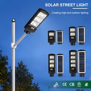 Solar IP65 ABS Street Lamp Outdoor LED Light Motion Sensor Remote Control LiFePO4 Battery 2-Year Warranty Village Road Wholesale