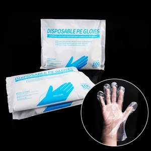 Food Grade Disposable Plastic Gloves, Bulk Pack Safe for Food Handling, Kitchen Cleaning & Restaurant Food Prep