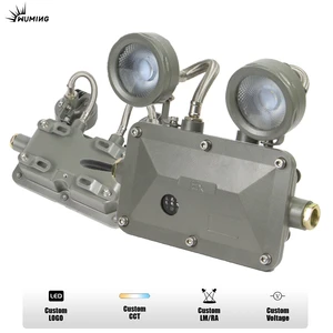 Centralized Control IP65 LED Explosion-proof Double-head Emergency Lighting Lamp with Evacuation Light