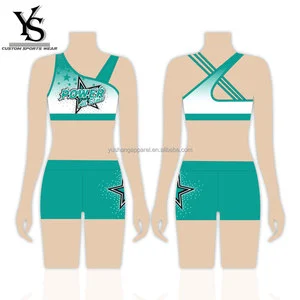 Girls Cheer Bra Shorts Latest Cheerleading Uniform Design For Free