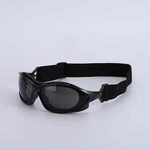 Personal Protective Safety Equipment Black Frame Anti-Fog Anti-UV Flexible Adjustable Strap Eye Protection Glasses for Welding