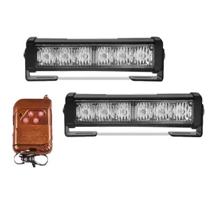 12V/24V Ambulance Emergency LED Strip Lights Cars Warning Flashing Daily Running Lights with Remote Control New Condition