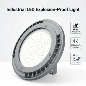 ATEX IECEx Certified LED Explosion Proof Light 100W 150W 200W IP66 Waterproof Industrial Flood Light for Oil Gas Chemical Plant