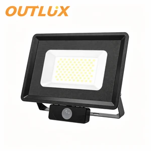 Flood Lights Outdoor IP65 Waterproof Security Light Equivalent 30W PIR Motion Sensor LED Flood Lights for Store
